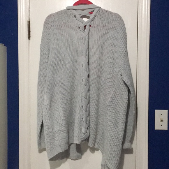 Sweaters - Laced back sweater